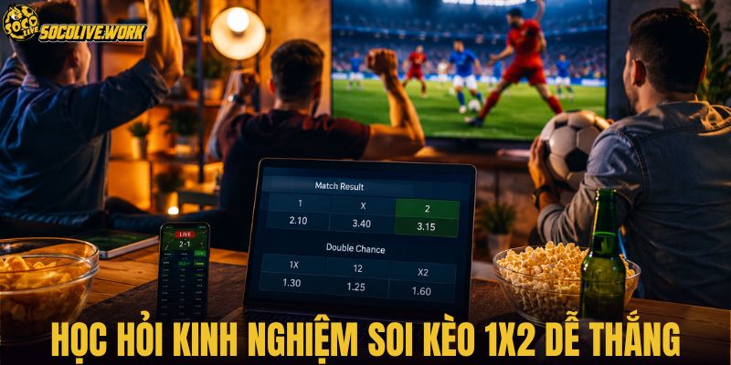 Học hỏi kinh nghiệm soi kèo 1X2 dễ thắng
